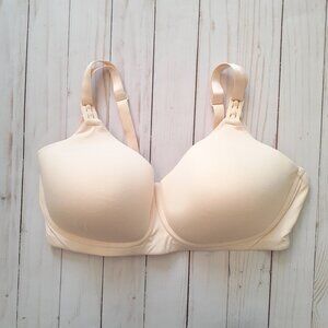 Simple Wishes SuperMom Fixed Padding Nursing & Pumping T-Shirt Bra Cream 38D